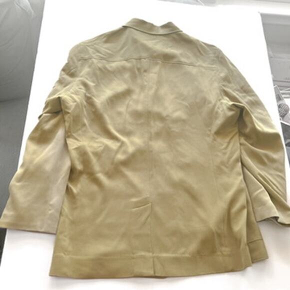 NWT Tommy Bahama 100 Silk St Thomas Men's Large Unstructured Blazer in Khaki - Picture 12 of 13